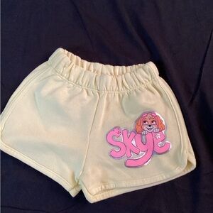 Skye/zara  Light Yellow Athletic Shorts for Women